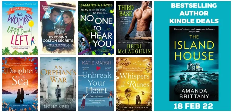 Author Book Deals, Kindle Discounts And Ebooks Deals For 18-FEB-2022