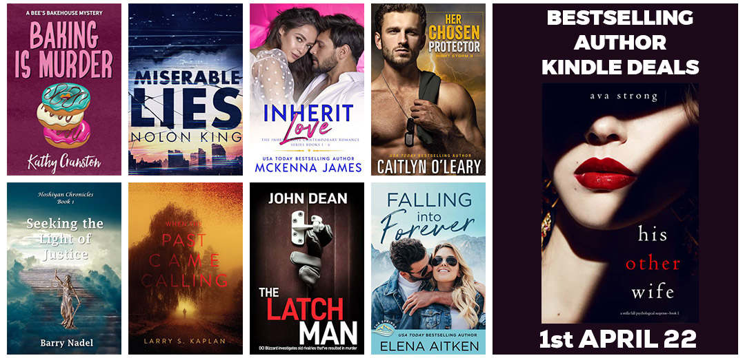 Author Book Deals, Kindle Offers And Bestselling Books Promotions For 01-APR-2022