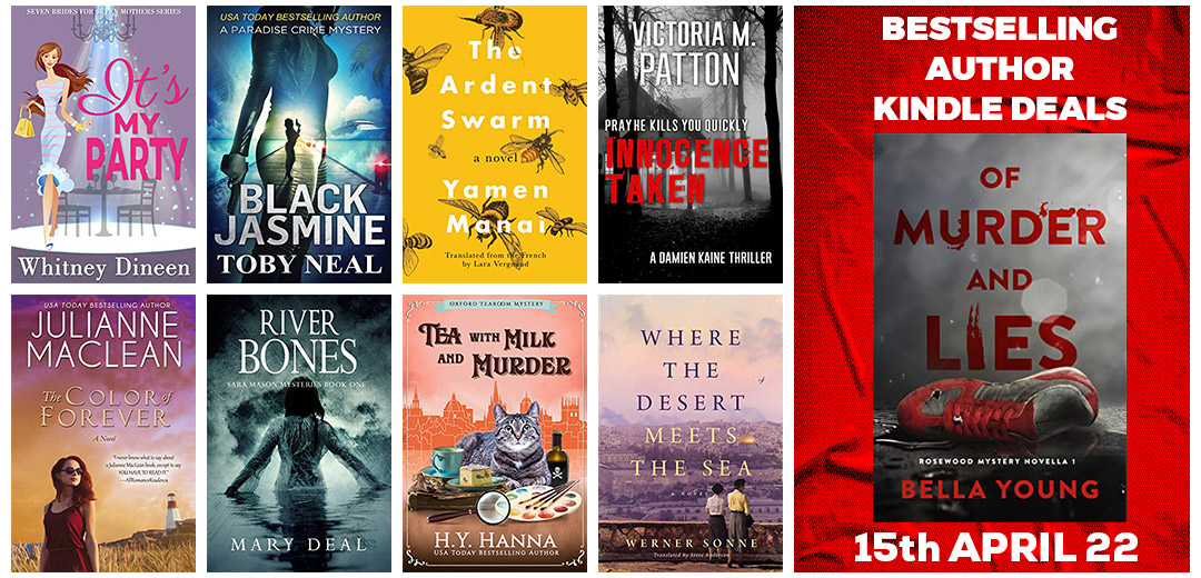 Bestselling Author Book Deals and Kindle Offers For 15th April-2022