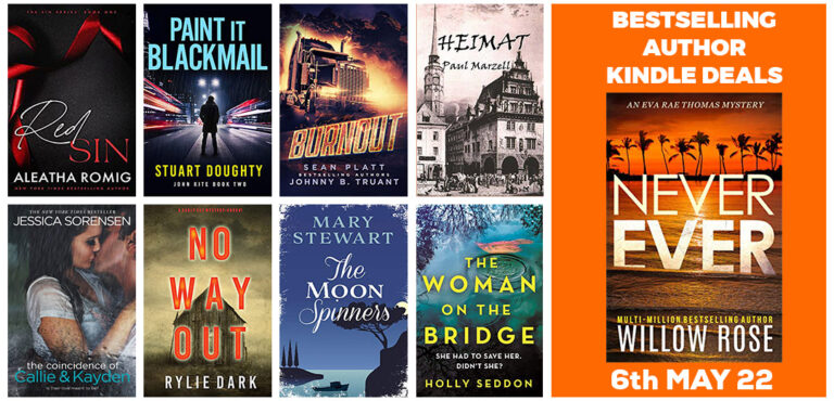 Bestselling Author Kindle Deals and Book Offers For 6th May 2022