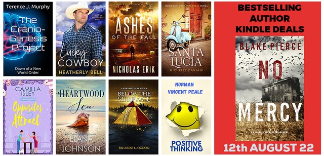 Bestselling Author Kindle Deals And Book Offers 12th August 2022