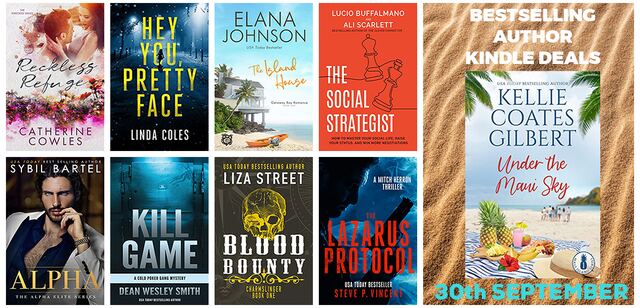 Bestselling Author Kindle Deals 30th September 2022