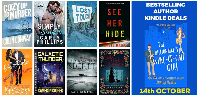 Bestselling Author Kindle Deals 14th October 2022