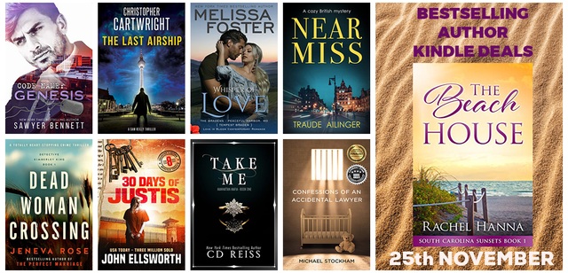 PlaneteBooks Bestselling Author Kindle Deals 25th November 2022