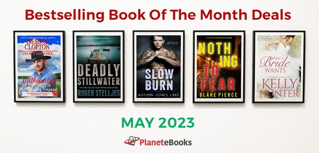 Book Of The Month Offers Best Selling Author Book Deals for May 2023 PlaneteBooks