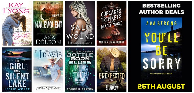 Bestselling Author Kindle Book Deals 25th August 2023 PlaneteBooks