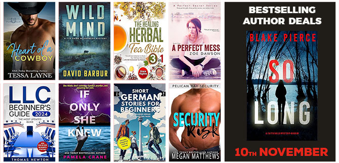 Bestselling Book Of The Week Author Deals 10th November 2023 Planetebooks