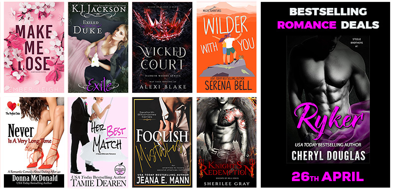 Unveiling Passion: Hottest Romance Reads by Bestselling Authors – 26th April 2024