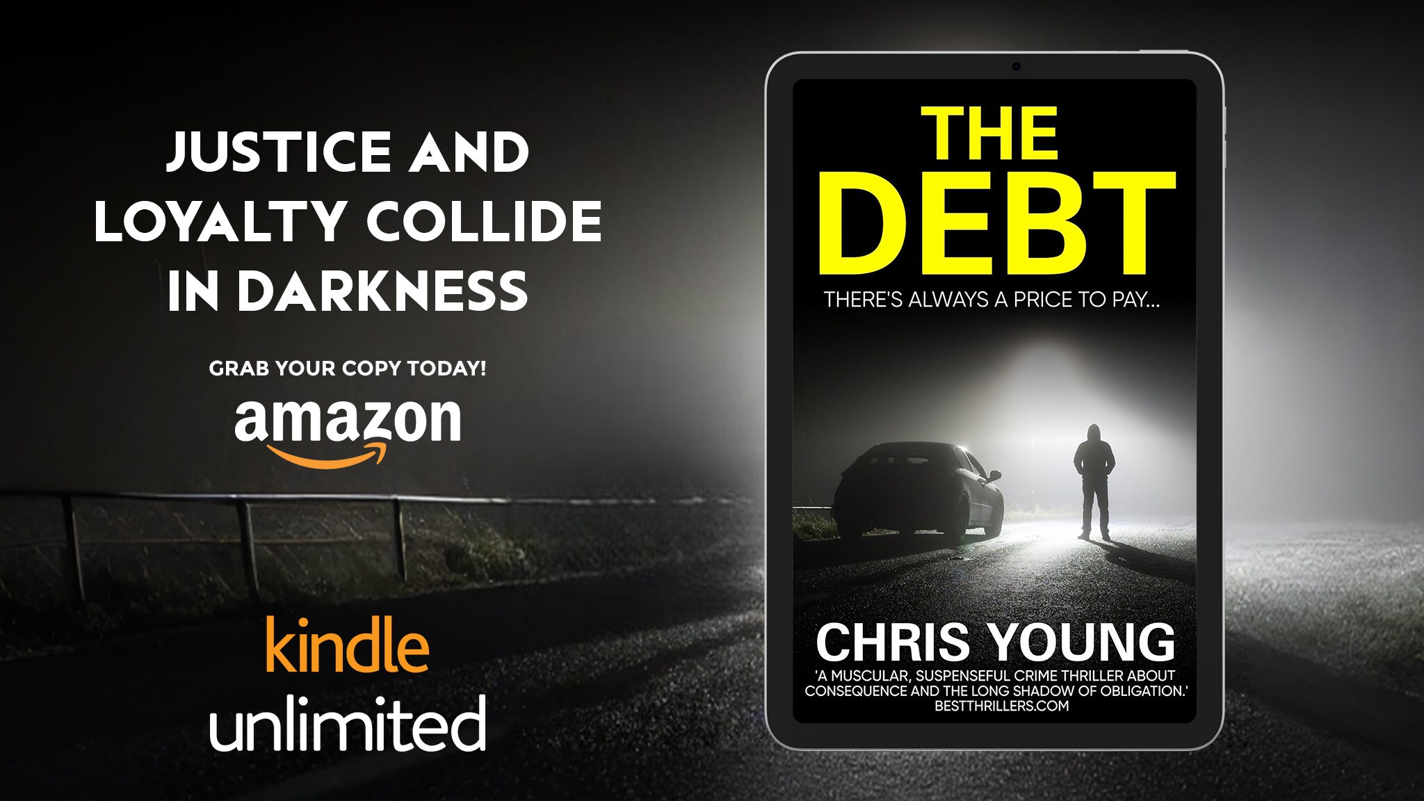 The Debt Murder Thriller by Author Chris Young