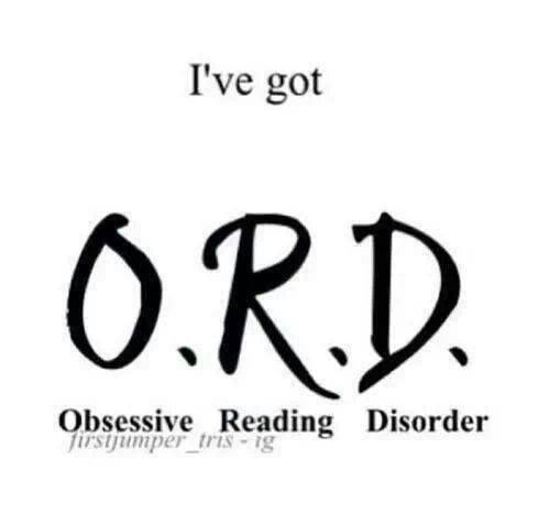 Hands up if you have O.R.D!