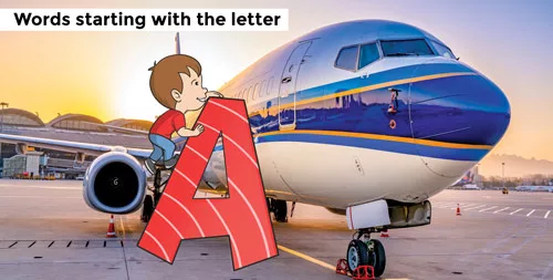 Words-Starting-With-The-Letter-A-The-A-for-Airplane-Childrens-Book photo