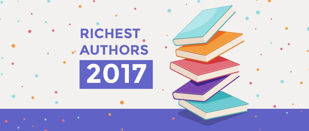 Top 12 Richest Authors In 2017