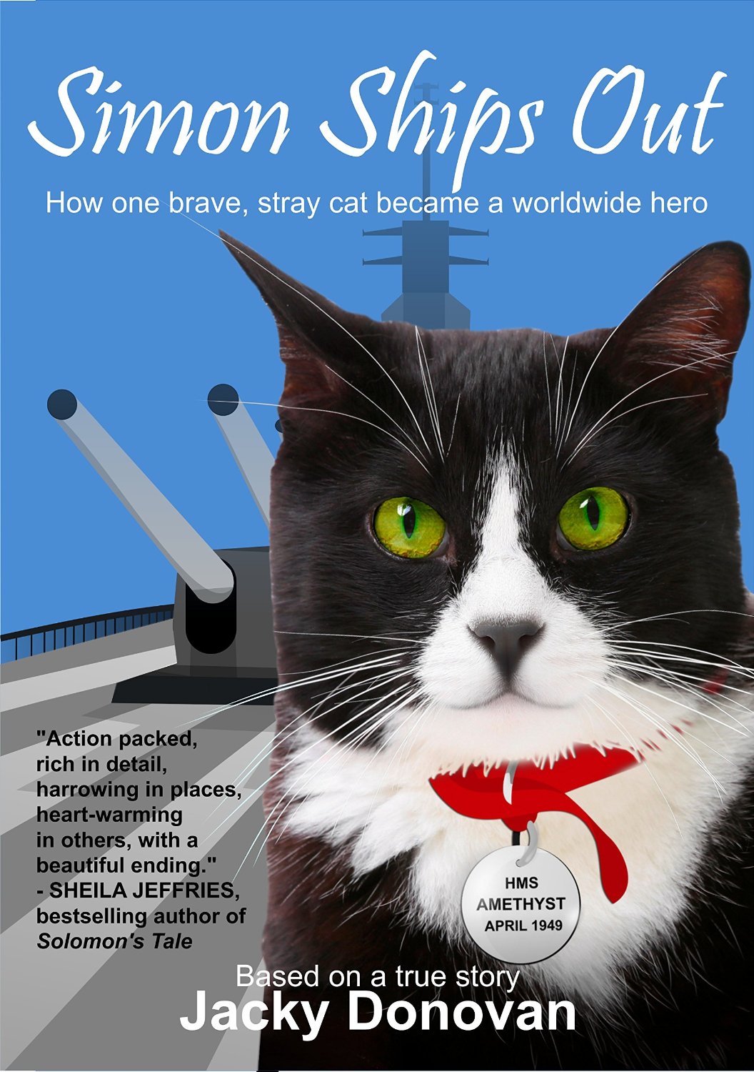 Simon Ships Out. How one brave, stray cat became a worldwide hero: Based on a true story by Jacky Donovan